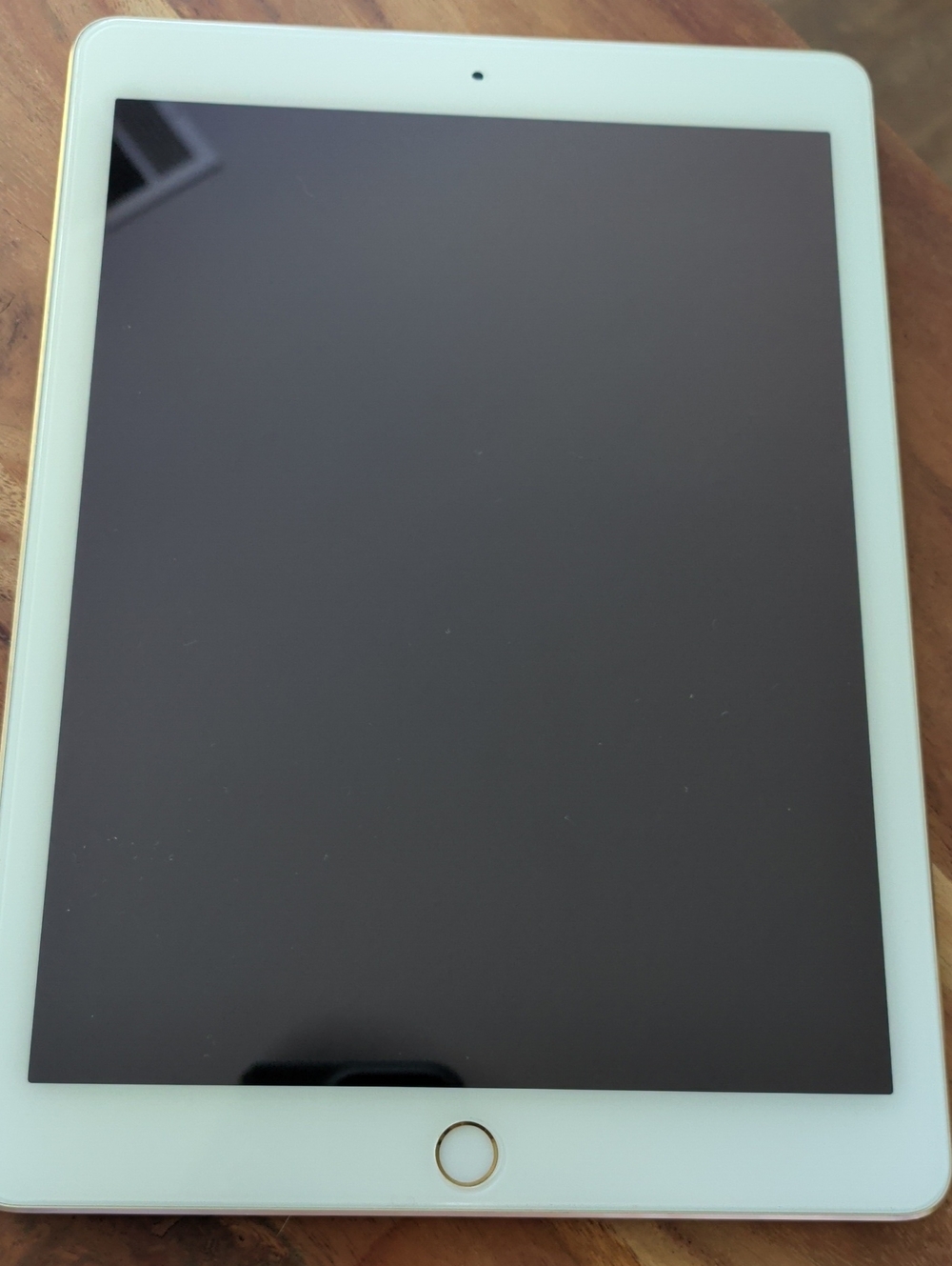 Apple iPad Air 2 With 128GB Wi-Fi UNLOCKED Like NEW Tablet White Front Gold